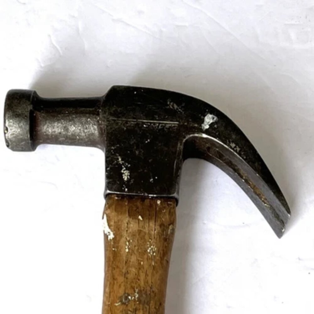 Vintage True Temper Wooden Handle 16oz Claw Hammer #116
